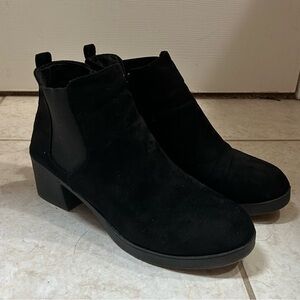 Black Suede Ankle Boots